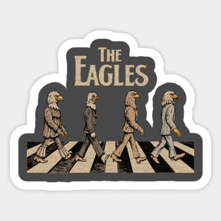 the eagles band retro Sticker